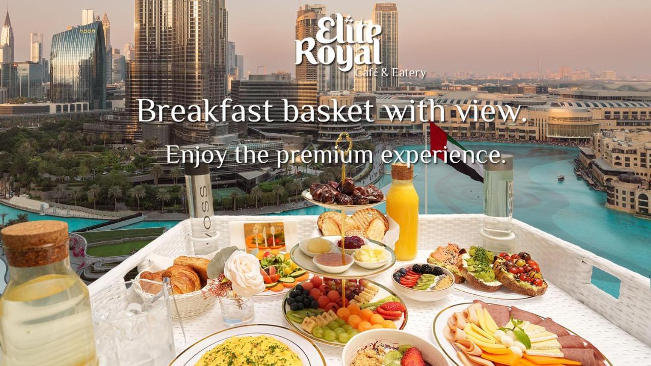 Elite Royal Apartment - Full Burj Khalifa & Fountain View - Premier - 2 Bedrooms & 1 Open Bedroom Without Partition Dubai Exterior photo