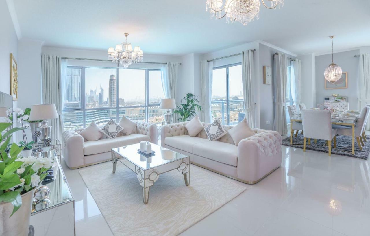 Elite Royal Apartment - Full Burj Khalifa & Fountain View - Premier - 2 Bedrooms & 1 Open Bedroom Without Partition Dubai Exterior photo